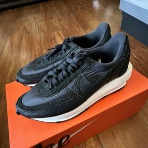 Nike LD Waffle Sacai Black Nylon size 9.5 BV0073–002 Black